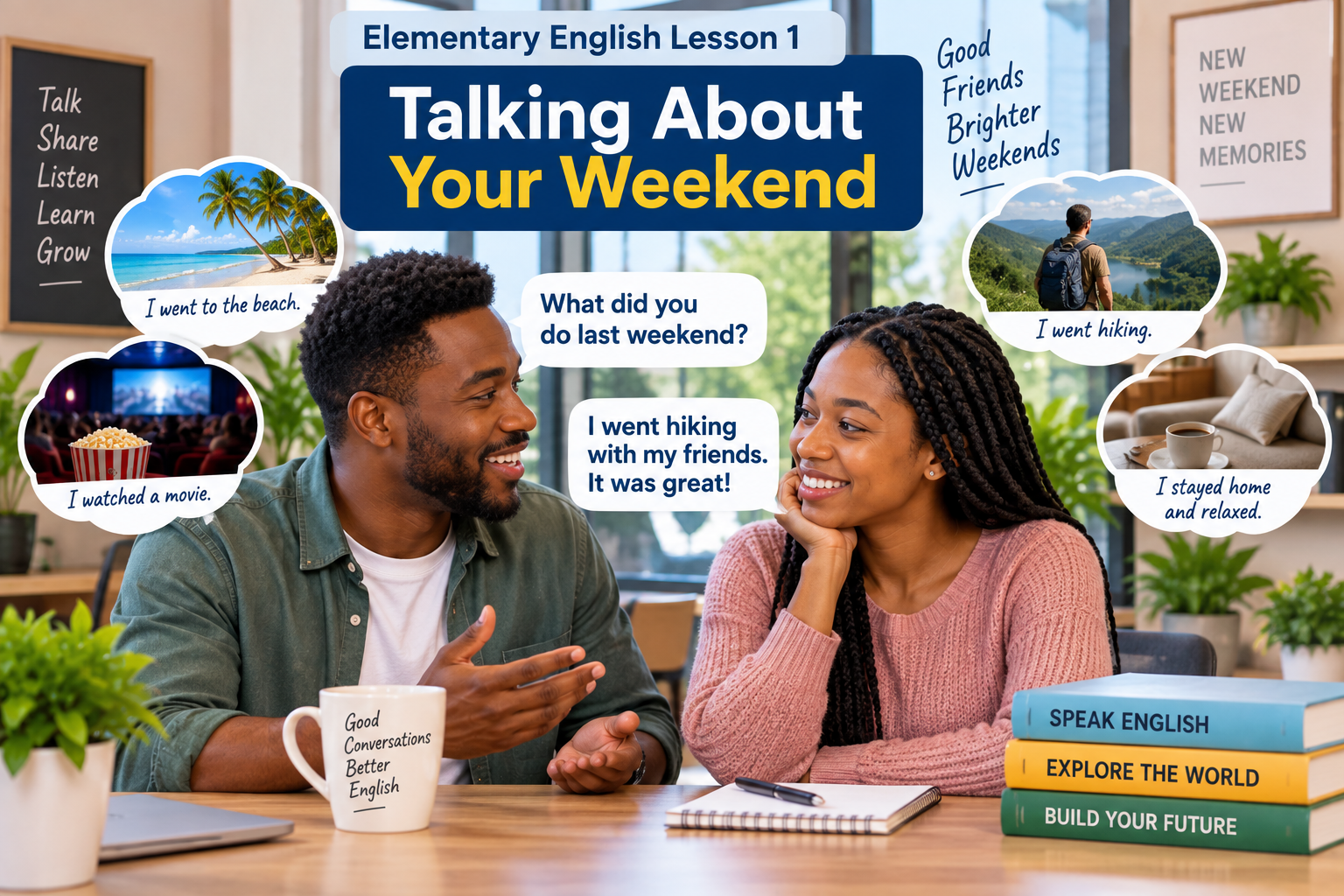 Elementary English Lesson 1: Talking About Your Weekend